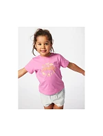 Tričko RIP CURL Rainbow Logo/Desto Tee-Girl, růžové Tričko RIP CURL Rainbow Logo/Desto Tee-Girl, růžové