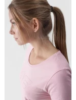 Dámské tričko s potiskem 4F Růžové 4FWMM00TTSHF1846-56S