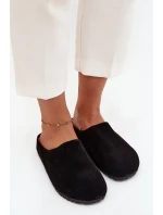 Dámské pantofle na platformě černé Sylviane