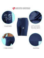 Cyklistické šortky Sesto Senso Thermo CL41 Navy Blue