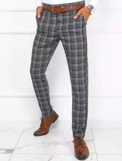 Pánské tmavě šedé kalhoty FashionStreet UX3789