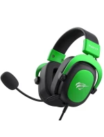 Herní sluchátka Havit H2002d černá/zelená