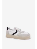 Nízké Dámské Tenisky Na Platformě Bílé Telmira