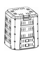 GARDEN COMPOSTER COMPOGREEN 320L PROSPERPLAST dětské