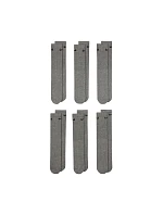 Nike Everyday Cush Crew 6 párů šedých ponožek SX7666 064