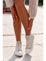 Dámské Tenisky Zateplené Z Eko Kůže Růžové Big Star OO274933 Dámské Tenisky Zateplené Z Eko Kůže Růžové Big Star OO274933