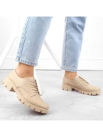 M.Daszynski W SAN33C béžové polobotky