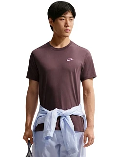 Pánské tričko Nike Club Tee brown AR4997 502