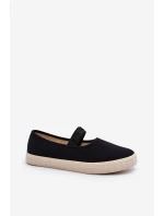 Dámské nazouvací tenisky Big Star LL274200 Černá Dámské nazouvací tenisky Big Star LL274200 Černá