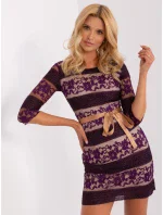 LK SK 507231 šaty.71P tmavě fialová LK SK 507231 šaty.71P tmavě fialová