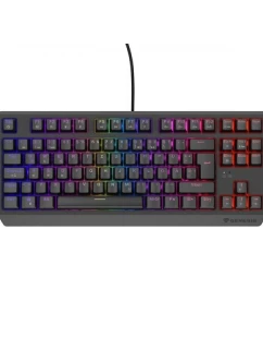 HERNÍ KLÁVESNICE GENESIS THOR 230 TKL DE RGB MECHANICKÁ OUTEMU ČERVENÁ ČERNÁ HOT SWAP