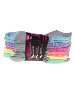 Skechers 6ks Dívčí froté no show S108265-GRY šedá 31-34