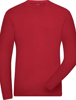 Daiber JN 1804 Pánské pracovní elast. tričko - Solid 02.1804 red