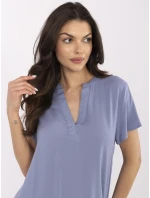 Halenka D73761M11173A šedá modrá Halenka D73761M11173A šedá modrá