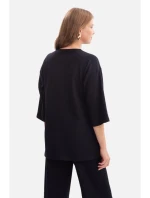 B301 Žebrovaný pletený top - černý B301 Žebrovaný pletený top - černý