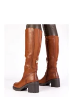 Kozačky na podpatku model 222052 Solea Kozačky na podpatku model 222052 Solea