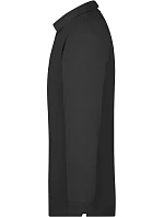 Daiber JN 22 Piqué polo s dlouhým rukávem z těžké bavlny 02.0022 black