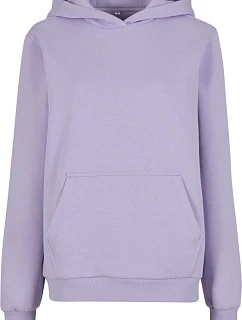 Build your Brand BY 289 Dámská oversize mikina s kapucí "Fluffy" 56.0289 lilac