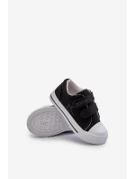 Dětské Tenisky Na Suchý Zip Big Star NN374111 Černé