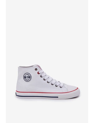 Pánské Textilní Tenisky Big Star NN174305 HI-POLY SYSTEM Bílé