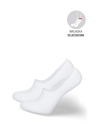 Pánské ponožky Microstopky bavlněné bílé Pánské ponožky Microstopky bavlněné bílé