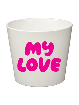 MY LOVE - malý květináč 