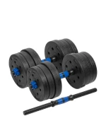 Nastavitelné bitumenové činky s konektorem 2x10 kg REBEL ACTIVE