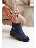 Dámské Zateplené Sněhule Tmavě Modré Helis Dámské Zateplené Sněhule Tmavě Modré Helis