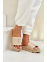 Dámské pantofle Big Star – béžové