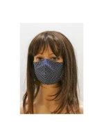 Bavlněná rouška puntík tmavě modrá - Vestis Bavlněná rouška puntík tmavě modrá - Vestis