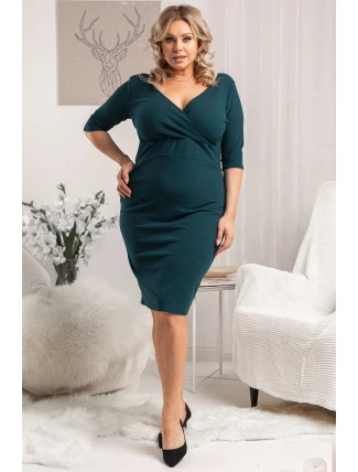 Dámské šaty U340 zelené - Karko Dámské šaty U340 zelené - Karko