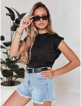 Dámské tričko FILLIPS černé FashionStreet RY2497 Dámské tričko FILLIPS černé FashionStreet RY2497