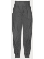 Tmavě šedé tenké teplákové kalhoty (CK03-5)