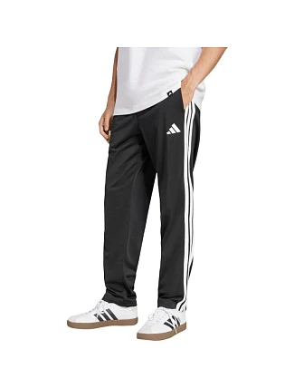 Pánské kalhoty adidas 3-Stripes Tricot Regular-Fit Open Hem černé JI8802