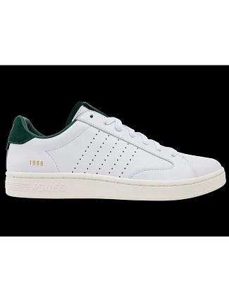 Tenisky K-swiss LOZAN KLUB LTH WHITE/POSY GREEN/SNOW WHITE-M (07263-130-M)