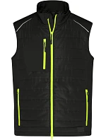 Daiber JN 1822 Pánská hybridní vesta 02.1822 black/neon yellow Daiber JN 1822 Pánská hybridní vesta 02.1822 black/neon yellow