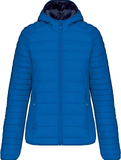 Kariban K 6111 Lehká dámská prošívaná bunda s kapucí 20.6111 light royal blue