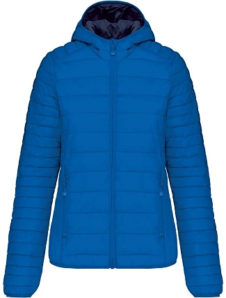Kariban K 6111 Lehká dámská prošívaná bunda s kapucí 20.6111 light royal blue Kariban K 6111 Lehká dámská prošívaná bunda s kapucí 20.6111 light royal blue