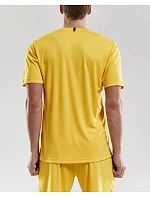 Craft Teamwear Squad Go Jersey Solid M Pánské sportovní tričko s výstřihem do V 82.5560 sweden yellow Craft Teamwear Squad Go Jersey Solid M Pánské sportovní tričko s výstřihem do V 82.5560 sweden yellow