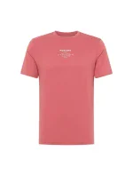 Pánské tričko Alex C Print M 1013806 8268 skořicové - Mustang