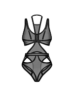 Dámské svůdné body Mercuris Teddy černé - Obsessive