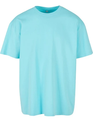 Build your Brand BY 102 Oversize tričko z těžké bavlny 56.0102 beryl blue Build your Brand BY 102 Oversize tričko z těžké bavlny 56.0102 beryl blue