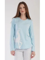 Dámské pyžamo dlouhé Jelen - Vienetta