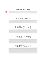 Látková ramínka Julimex RB 63 Látková ramínka Julimex RB 63