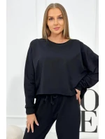 Set 2dílná mikina + kalhoty Černá Set 2dílná mikina + kalhoty Černá