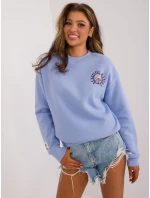 Mikina D10600T02568D světle modrá Mikina D10600T02568D světle modrá