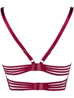 Dámská korsetová podprsenka V-9431 Vínová - Axami