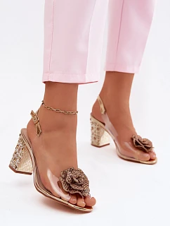 Sandály na podpatku  model 228404 Step in style