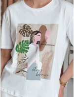 Dámské tričko BRAVIS bílé FashionStreet RY2616 Dámské tričko BRAVIS bílé FashionStreet RY2616