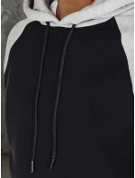 Pánská základní mikina s kapucí černá FashionStreet BX5889